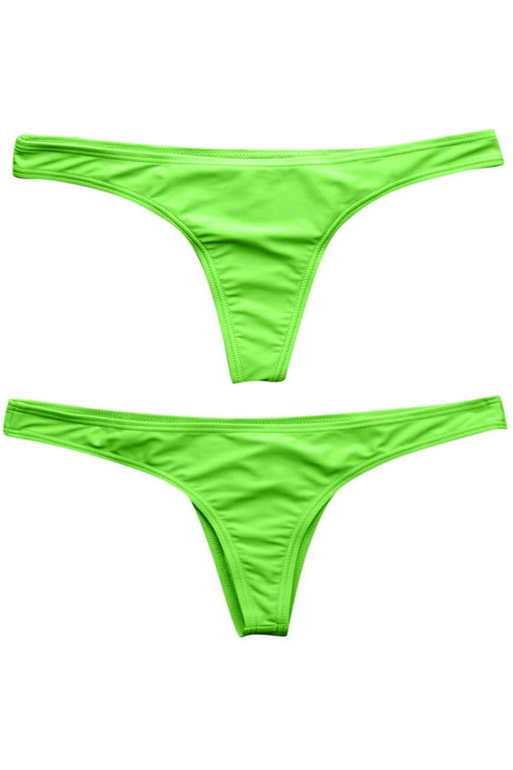 Bikini Thong,Low Rise Bikini Bottoms,Full Coverage Bikini Bottom,Thong Swimsuits for Women,Ruched Bikini Bottoms,Plus Size Tankini Swimjupmsuit Beachwear Padded Swimwear Green XXL