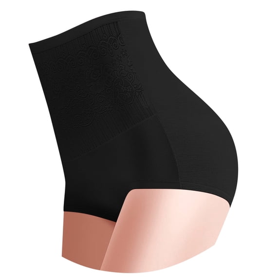 MSJUHEG Black Corset Womens High Waist Shapewear Panties Tummy Control Butt Lifter Body Shaper Panty Ladies Slim Waist Trainer Pants Womens Underwear Black Xl