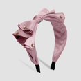 thumbnail image 1 of MSJUHEG Bow Headband,Padded Headband,Bow Scrunchie,Velvet Headband,Tie Headband,Headbands for Headbands Vintage Bow Headband Wide Top Knot Pink One Size, 1 of 5