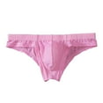 thumbnail image 1 of MSJUHEG Boxers For Men Mens Boxer Briefs Mens Ice Silk Transparent Underwear Bagless Tight Triangle Pants Thin Low Waist Mens Boxers Pink Xxl, 1 of 3