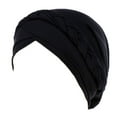 thumbnail image 1 of MSJUHEG Braid Turban Cap Twisted Braid Hat Braid Head Wrap for Women Head Hat Twisted Braid Hair Cover Wrap Turban Headwear Hats for Women Fascinators Hats for Women Polyester 1PC Hat K One Size, 1 of 2