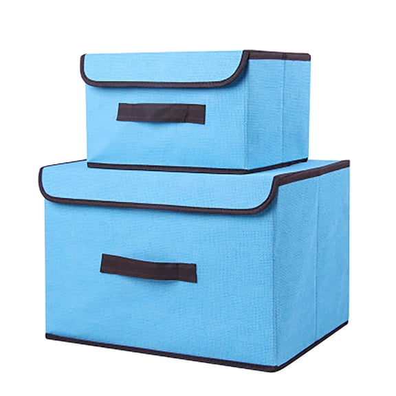 MSJUHEG Clothes Rack Drawer Organizer Clothes Storage Box Foldable Clothing Sundries Portable Storage Box With Lid Foldable Storage Box Storage Bins H