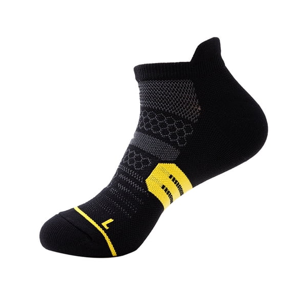 MSJUHEG Compression Socks,Medias De Compresión Para Mujer,Wide Calf Compression Socks Women,Soccer Socks,Ski Socks,Nylon Socks Running Soccer Sports Socks Yellow L