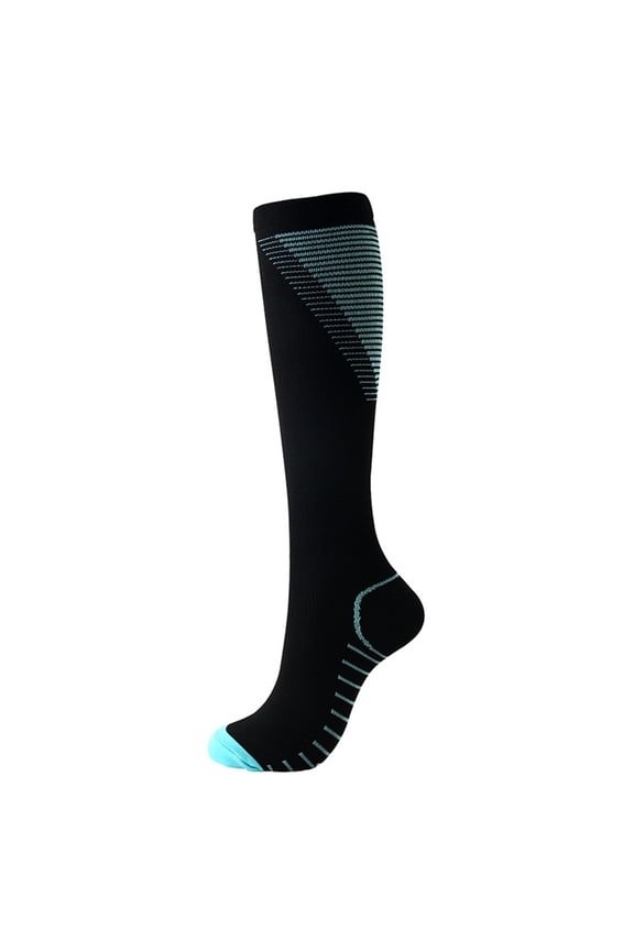 Compression Socks,Medias De Compresión Para Mujer,Wide Calf Compression Socks Women,Soccer Socks,Ski Socks,Pattern Stockings Sports Socks Blue S