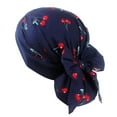 thumbnail image 1 of MSJUHEG Cowboy Hats for Women Hats for Women Baseball Cap Women Print Muslim Hat Stretch Retro Turban Hat Head Wrap Cap Hats for Men Fascinators Hats for Women Cotton 1PC Hat Navy One Size, 1 of 2