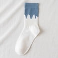 thumbnail image 1 of MSJUHEG Crew Socks for Women,Frilly Socks Women,Tube Socks Women,Retro Socks,Striped Socks Women,Women's Autumn and Winter Striped Blue Plaid Sports Socks Blue One Size, 1 of 3