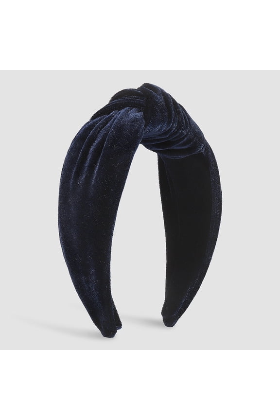 Crown of Thorns Headpiece,Knotted Headband,Sweat Band,Bandana,Headbands,Headbands for Headbands Vintage Velvet Headband Navy One Size