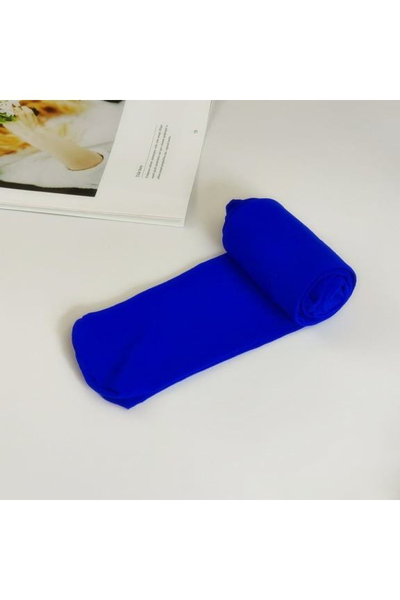 Fishnet Tights,Shiny Tights,Plus Size Tights,Sparkly Tights,Stockings,Candy Colors Opaque Footed Socks Tights Slim Pantyhose Stockings Blue One Size