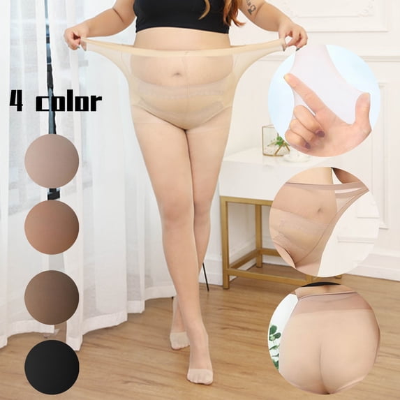MSJUHEG Fishnet Tights,Shiny Tights,Plus Size Tights,Sparkly Tights,Stockings,Oversized Breathable Thin Crotch Stockings Watermelon Tights Beige One Size