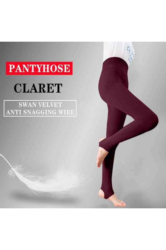 Fishnet Tights,Shiny Tights,Plus Size Tights,Sparkly Tights,Stockings,Winter Leggings Warm Foot Pantyhose Bare Leg Artifact Wine One Size