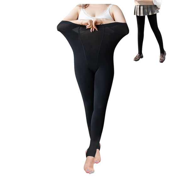 MSJUHEG Fishnet Tights,Tights,Warm Pantyhose,Fleece Lined Tights Women,Stockings,Stockings Pantyhose of Through Plus Pairs Bottoming Meat Tights Black 1 A