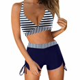 thumbnail image 1 of MSJUHEG Floral Swimsuits for Women,Sporty Bikini Sets for Women,2 Piece Bikini Sets,Ruffle Bikini,Knot Front,2 Piece Bathing Suits for Women,Ruffle Swimsuits for Women Sky Blue XL, 1 of 4