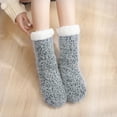 thumbnail image 1 of MSJUHEG Fuzzy Socks,Slipper Socks,Fluffy Socks,Bearpaw Socks,Cloud Socks,Floor Socks Sleep Socks Carpet Socks Warm Thickened Plush Slippers Socks Gray One Size, 1 of 4