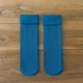 thumbnail image 1 of MSJUHEG Fuzzy Socks,Slipper Socks,Fluffy Socks,Bearpaw Socks,Cloud Socks,Socks Ultrasoft Velvet Slim Thermal Socks Fleece Cozy Socks for Selected Velvet Dark Blue One Size, 1 of 9