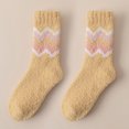 thumbnail image 1 of MSJUHEG Fuzzy Socks for Women,Slipper Socks for Women,Fluffy Socks,Bearpaw Socks,Cloud Socks,Winter Socks Mid Tube Socks Coral Thickened Warm Stockings A One Size, 1 of 3