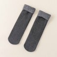 thumbnail image 1 of MSJUHEG Fuzzy Socks for Women,Slipper Socks for Women,Fluffy Socks,Bearpaw Socks,Cloud Socks,Women Casual Solid Plush Socks Warm Thickened Socks Dark Gray One Size, 1 of 4