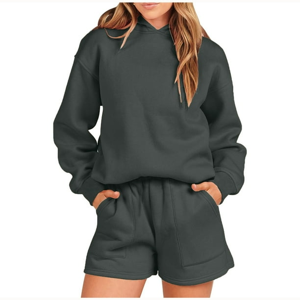 Sweatshirt shorts ladies best sale
