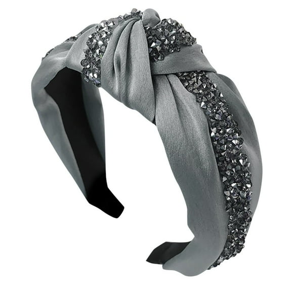 MSJUHEG Hair Ties Headbands For Women Fashion Bow Knot Hairband Women Hair Head Hoop Sweet Girls Hair Headband Hair Bands Gray One Size
