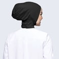 thumbnail image 1 of MSJUHEG Head Scarves for Chemo,Turbans for Women,Hair Scarf,Chemo Headwear for Women,Head Wraps for Women,Solid Elastic Cap High Stretch Muslim Bib Hijab Black One Size, 1 of 4
