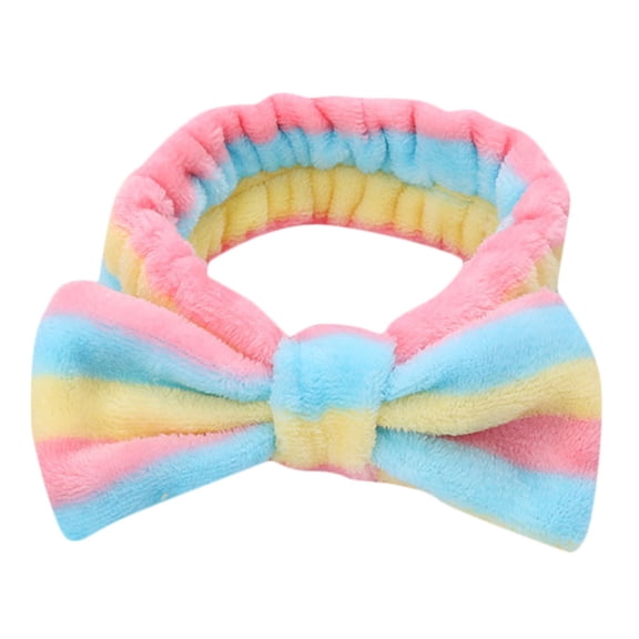 MSJUHEG Hair Ties Headbands For Women Women Ladies Elastic Hairband Band Bow-Knot Cute Head Lovely Hair Accessories Hair Bands J One Size