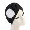 thumbnail image 1 of MSJUHEG Head Coverings for Women,Turbans for Women,Head Scarf,Hair Scarves for Women,Chemo Hats for Women,Head Scarf Hat Cap Turban Wrap Hats Headwear Black One Size, 1 of 3