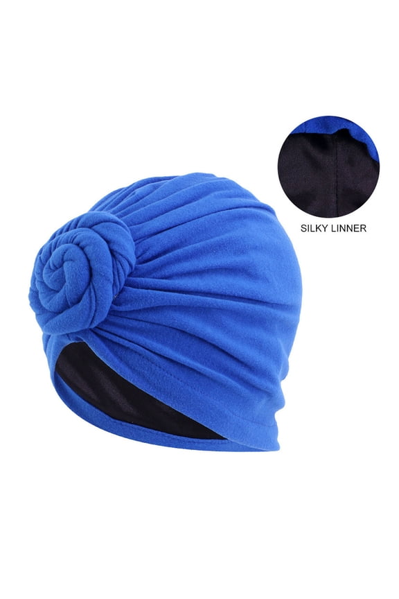 Head Coverings for Women,Turbans for Women,Head Scarf,Hair Scarves for Women,Chemo Hats for Women,Head Scarf Hat Cap Turban Wrap Hats Headwear Blue One Size