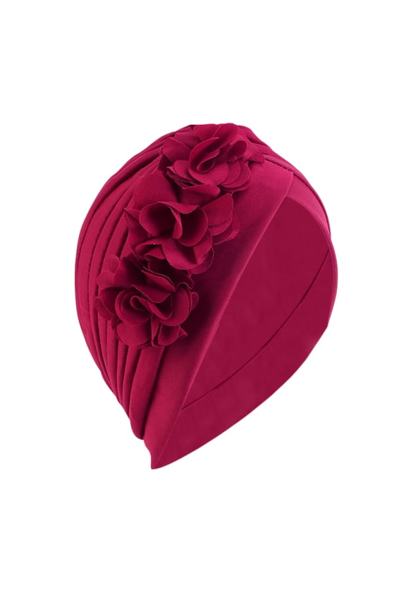Head Coverings for Women,Turbans for Women,Head Scarf,Hair Scarves for Women,Chemo Hats for Women,Head Scarf Hat Cap Turban Wrap Hats Headwear Wine One Size