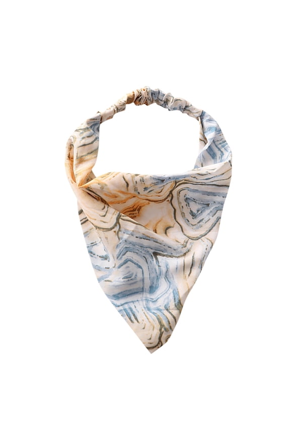 Head Scarf for Women Triangle Hair Kerchief Lightweight Hair Scarf Retro Headband Soft Hair Scarf with Ties Square Handkerchief Hair Scarf Beach Daily Wear Z1 D One Size
