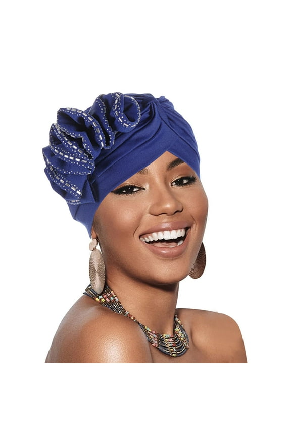 Head Scarves for Chemo,Turbans,Hair Scarf,Chemo Headwear,Head Wraps,Cancer Head Hat Cap Ethnic Floral Hair Cover Wrap Turban Headwear Turban Cap A One Size