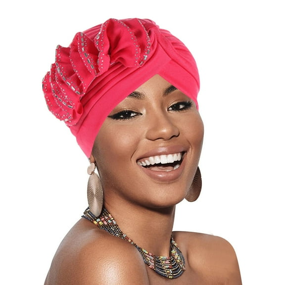 MSJUHEG Head Scarves for Chemo,Turbans,Hair Scarf,Chemo Headwear,Head Wraps,Cancer Head Hat Cap Ethnic Floral Hair Cover Wrap Turban Headwear Turban Cap F One Size