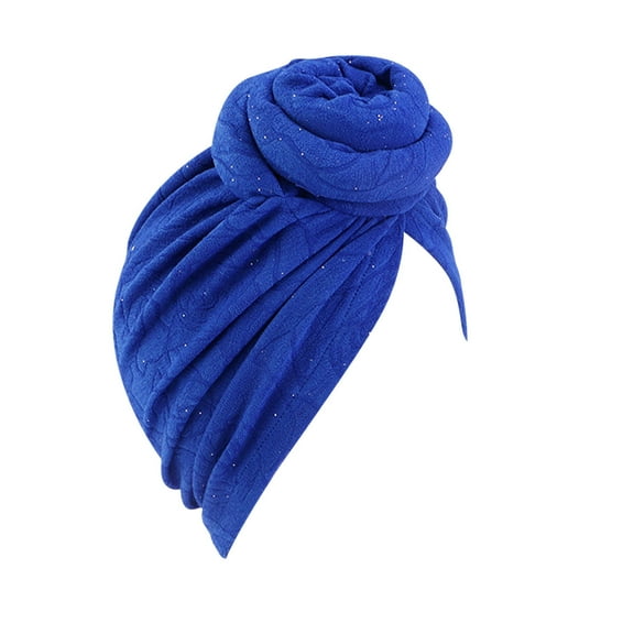 MSJUHEG Head Scarves for Chemo,Turbans for Women,Hair Scarf,Chemo Headwear for Women,Head Wraps for Women,Head Scarf Hat Cap Turban Wrap Hats Headwear Blue One Size
