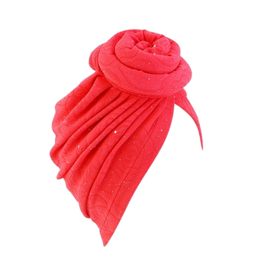 MSJUHEG Head Scarves for Chemo,Turbans for Women,Hair Scarf,Chemo Headwear for Women,Head Wraps for Women,Head Scarf Hat Cap Turban Wrap Hats Headwear Red One Size