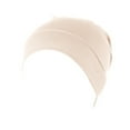 thumbnail image 1 of MSJUHEG Head Scarves for Chemo,Turbans for Women,Hair Scarf,Chemo Headwear for Women,Head Wraps for Women,Headscarf Cap Frosted Silk Ponytail Cap Headscarf Beige One Size, 1 of 1