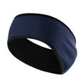 thumbnail image 1 of MSJUHEG Headbands,Tie Headband,Wire Headband,Boho Bandeau,Thick Headbands,Fleece Running Straps Wind and Cold Headband Ear and Warm Cycling Headband Dark Blue One Size, 1 of 8