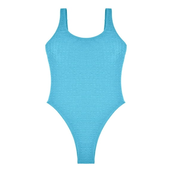 MSJUHEG High Cut Backless,One Piece Swimsuits,Push Up Swimwear,Women's One-piece Swimsuits,Tummy Control Bathing Suits,High Cut Swimsuit,Swim Suits for Women 2025 B XL