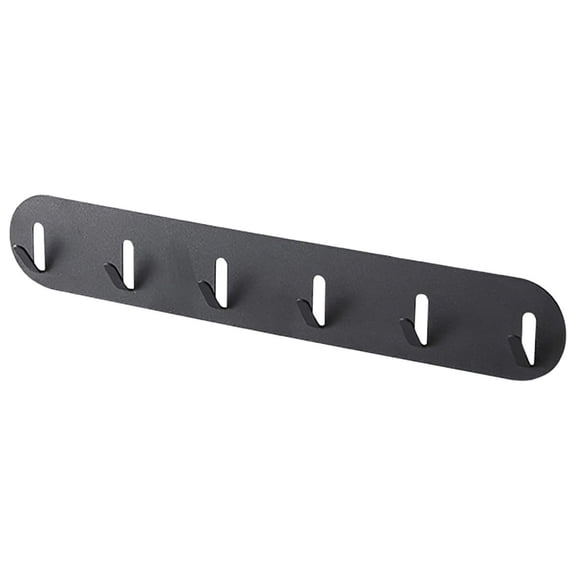 MSJUHEG Hooks Kitchen Utensils Set Kitchen Wall Shelf With Hook Rail Bar Wall Mounted Storage Hanger Organizer Hooks B