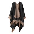 thumbnail image 1 of MSJUHEG Kimonos,Poncho Sweater Women,Cape Coat,Shawl Wraps,Wrap Cardigan,Blocking Autumn Winter Windproof Warm Cloak Shawl Cardigan Shawl A One Size, 1 of 3