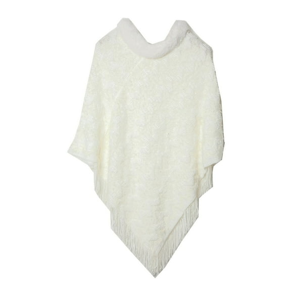 MSJUHEG Kimonos,Poncho Sweater Women,Cape Coat,Shawl Wraps,Wrap Cardigan,Warm Scarf Shawl Cotton Scarf Multi Shawl Multi Functional Waist White One Size