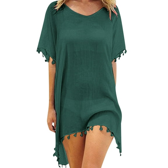 MSJUHEG Kimonos for Women,Bikini Shirt,Plus Size Cover Ups for Swimwear Women,Swim Cover Up for Women,Boho Shirt,Crochet Dress Cover Up,Pool Cover Ups for Women Green 1 One Size