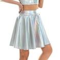 thumbnail image 1 of MSJUHEG Leather Skirt Skirts for Women White Dress Women Mini Skirt Maxi Skirt PU Clear L, 1 of 6