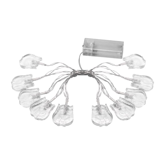 MSJUHEG Led Strip Lights Led Lights For Bedroom Owl String Lights Decorative Lights 10 Led Battery Type 1.65M Led Lights Green