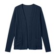 thumbnail image 1 of MSJUHEG Long Cardigans for Women Long Sleeve Sweaters Bolero Shrug Cardigan Sheer Crochet Tops Light Weight Cardigan Summer Cardigan Boho Cardigan Open Front Women's Fashion Navy S, 1 of 5