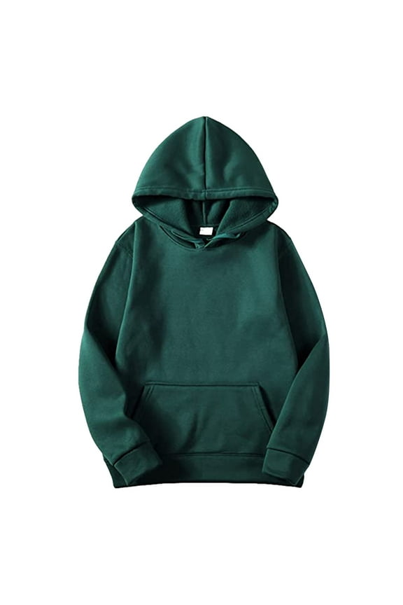 Mens Hoodies Hoodies Hoodie Round Neckline Long Sleeve Pullover Men Blouse Shirt Leisure Hooded Sweater Color Sweater Soft Top Blouse Hoodies For Men Hoodies For Guys Green 3Xl