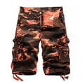 thumbnail image 1 of MSJUHEG Mens Shorts Men'S Shorts Loose Work Clothes Camouflage Shorts Large Multi Pocket Five Point Pants Shorts Men Watermelon Red 29, 1 of 3