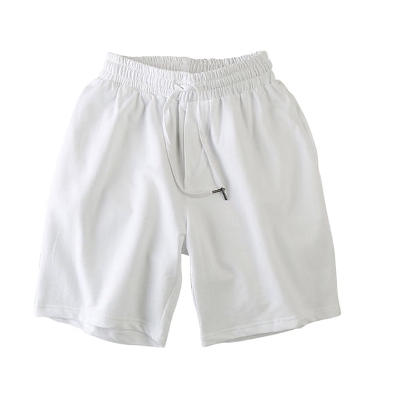 MSJUHEG Mens Shorts Men'S Shorts Trend Comfortable Solid Mesh Shorts Shorts Men White 2Xl