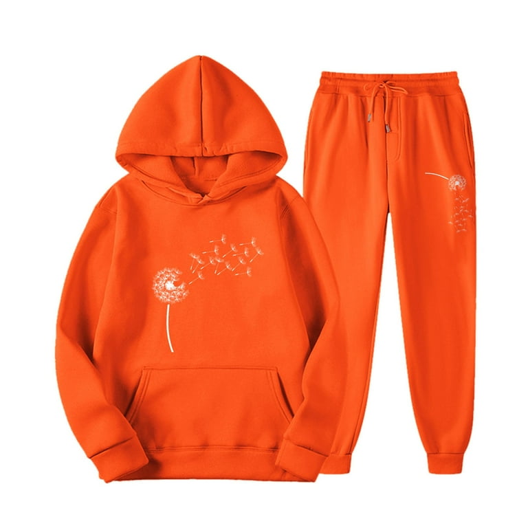 Red sweatshirt and sweatpants set hotsell