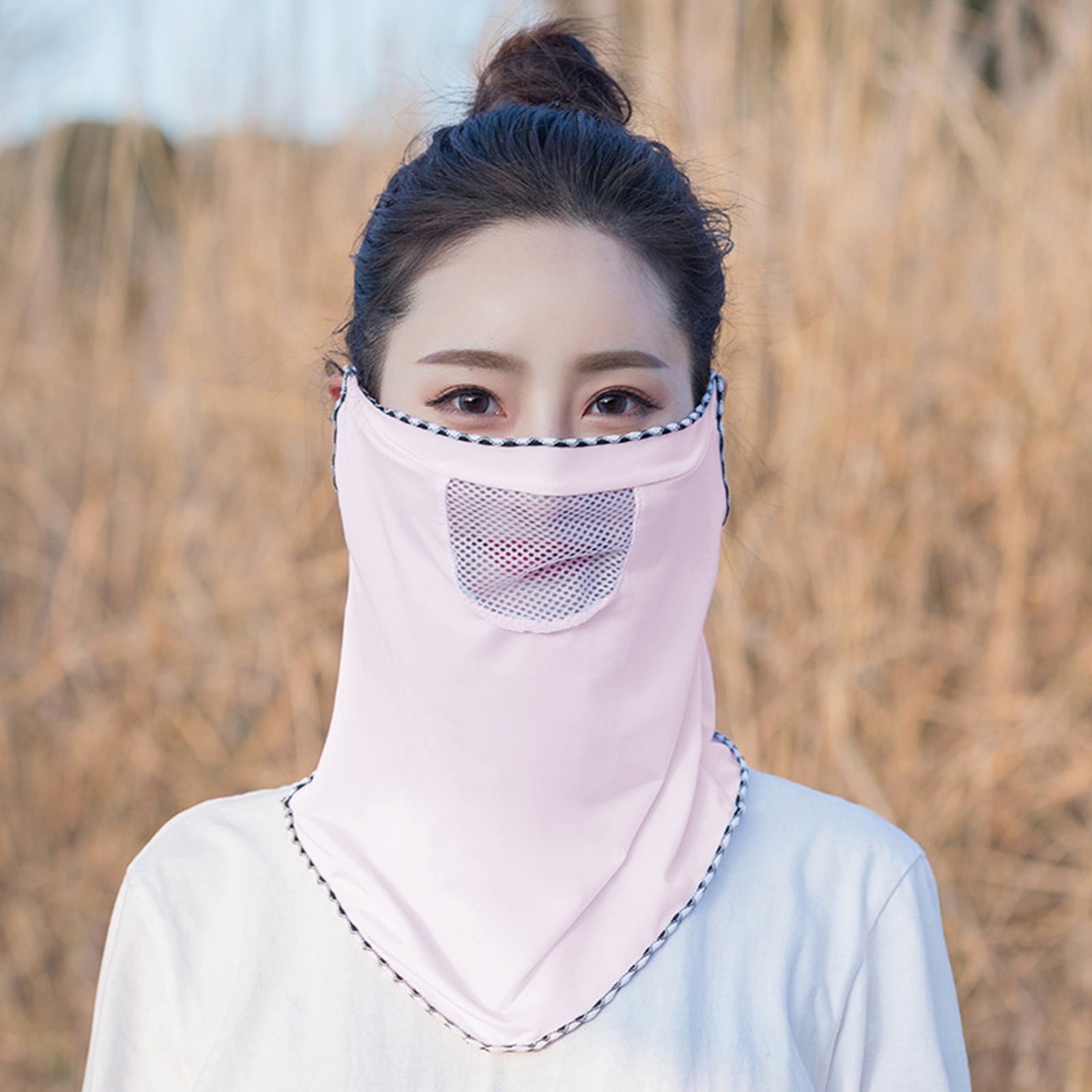 MSJUHEG Neck Gaiter Women,Loops Face Mask,Bandana Face Mask,Motorcycle ...