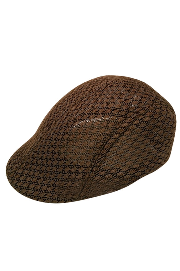 Newsboy cap Soft Stretch Fit Men Cap Cabbie Driving Hat Independence Day Baseball Cap Drivers Cap Vintage Ripped Flag Patriotic American Gift English Hats for Men Coffee One Size
