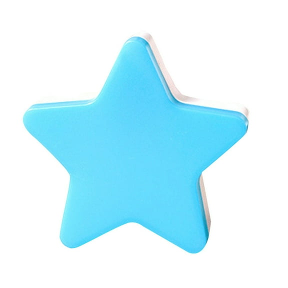 MSJUHEG Night Light Floor Lamp Star Night Light Plug-In Light Control Sensor Led Bedside Lamp Creative Light Lamps For Nightstand Blue