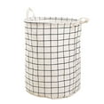 thumbnail image 1 of MSJUHEG Organization And Storage Kitchen Storage Fashion Printed Household Foldable Toy Clothing Storage Bag Laundry Basket Storage White, 1 of 2